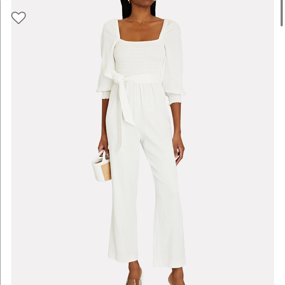 NWT intermix Deanna smocked jumpsuit